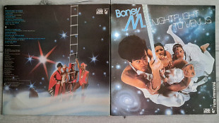 BONEY M NIGHTFLIGHT TO VENUS ( ATLANTIC K 50498 A4/B3 ) G/F with Postcard 1978 UK