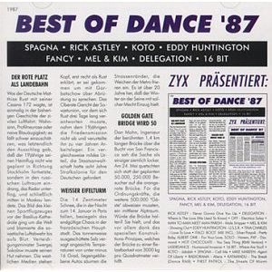Best Of Dance '87 ( Germany ZYX Music – ZYX 10018-2 ) Italo-Disco