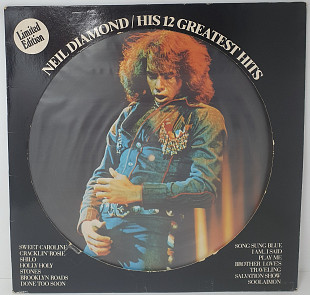 Neil Diamond – His 12 Greatest Hits LP 12" (Прайс 43060)