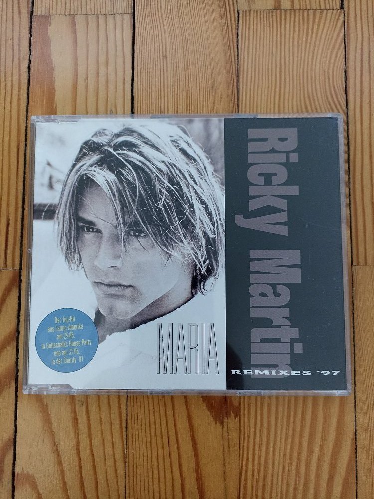 Maria Maria Song Ricky Martin Ricky Martin — Maria (Remixes '97) (1997) original cd | Vinyl.com.ua