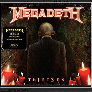 CD Megadeth - Th1rt3en