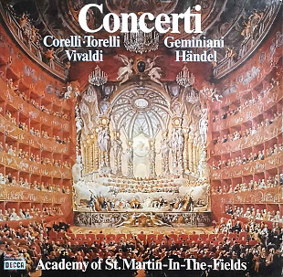 V/G- V/G vinyl, Corelli-Torelli Vivaldi , Geminiani Handel CONCERTI -