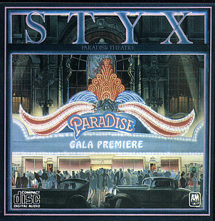 STYX CD «Paradise Theatre» ℗1981