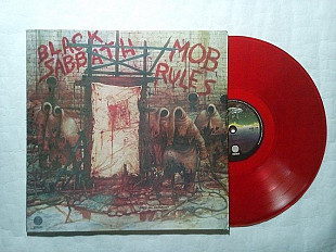 Black Sabbath "Mob Rules" EU 180g, Color Vinyl (Red), MINT