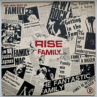 Family - Rise. The Very Best Of - 1968-73. (LP). 12. Vinyl. Пластинка. England.