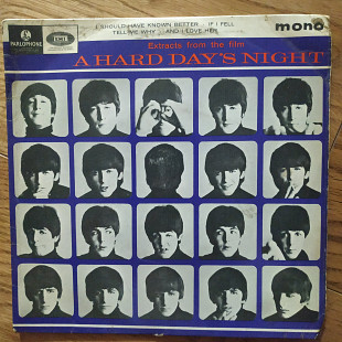 Beatles Hard Days Night UK first press EP vinyl rare