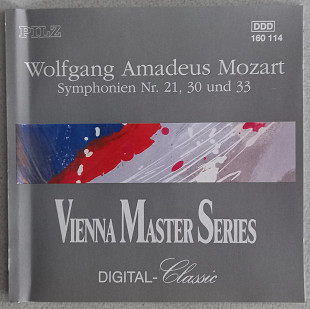 CD Wolfgang Amadeus Mozart "Symphonien Nr. 21, 30, 33", Germany, 1991 год