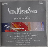 CD Wolfgang Amadeus Mozart "Symphonien Nr. 35 (Haffner) und 38 (Prager)", Germany, 1990 год