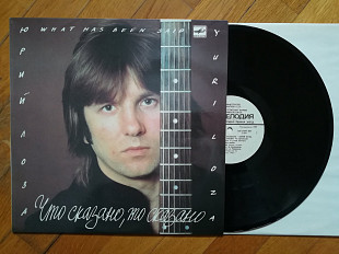 Юрий Лоза-Что сказано, то сказано (лам. конв.) (2)-NM, Мелодія