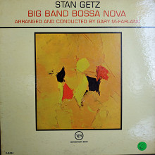 Stan Getz BIG BAND BOSSA NOVA 1962 Verve V-8494 mono LP Gatefold VG++