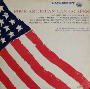 Werner Janssen conducting Symphony of Los Angeles, The - Four American Landscapes (made in USA)