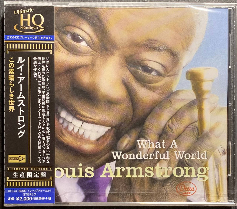 Louis Armstrong – What A Wonderful World • Limited Edition – UHQCD ...