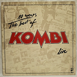 Kombi - 10 Years. The Best Of Kombi Live - 1979-85. (LP). 12. Vinyl. Пластинка. Poland.
