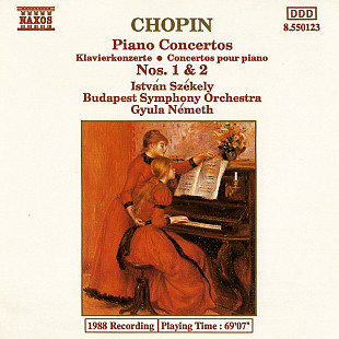 CHOPIN / ISTVÁN SZÉKELY, BUDAPEST SYMPHONY ORCHESTRA, GYULA NÉMETH CD «Piano Concertos = Klavierkonz