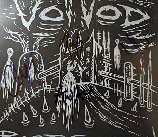 Лімітована сімка Voivod з підписами всіх учасників релізу Voïvod – Silver Machine / Post Society(Cen