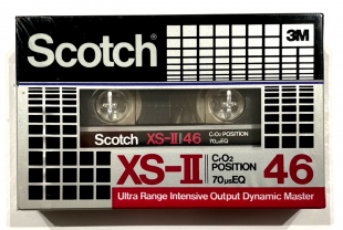 Аудіокасета SCOTCH XS-II 46 Type II HIGH position cassette касета