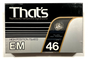 Аудіокасета That's EM 46 Type II HIGH position cassette касета