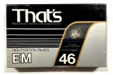 Аудіокасета That's EM 46 Type II HIGH position cassette касета
