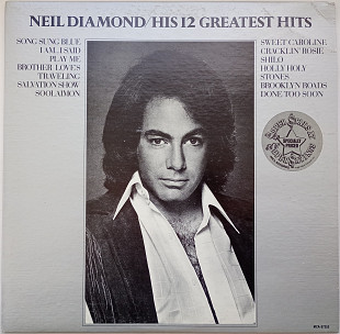 NEIL DIAMOND His 12 Greatest Hits LP EX-/VG++
