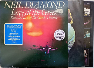 NEIL DIAMOND Love At The Greek (Recorded Live At The Greek Theatre) 2LP VG++