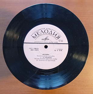 Песняры - Песня Памяти Виктора Хары (7")