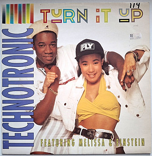 Technotronic Feat Melissa & Einstein - Turn It Up - 1990. (EP). 12. Vinyl. Пластинка. UK.