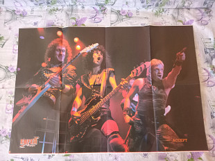 Продаю плакат Accept/Bon Jovi.