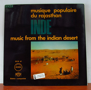 Musique Populaire Du Rajasthan - Music From The Indian Desert (+Booklet)