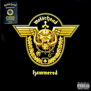 MOTÖRHEAD «Hammered» RE-2022 (20TH ANNIVERSARY) 140g YELLOW & BLACK SPLATTER ℗2002
