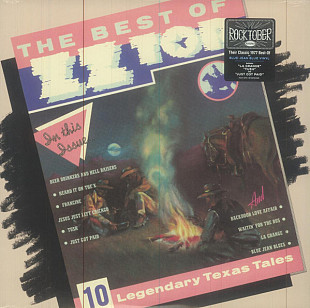 ZZ TOP «The Best Of ZZ Top» RE-2023 BLUE JEAN BLUE VINYL ℗1977
