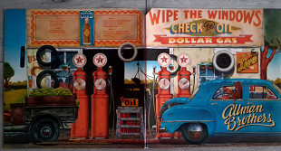 THE ALLMAN BROTHERS BAND WIPE THE WINDOWS , CHECK THE OIL , DOLLAR GAS ( CAPRICORN CPN-2-0177) CC, G
