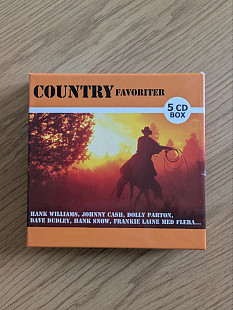 Box Set Various – Country Favoriter (5 x CD)