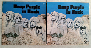DEEP PURPLE IN ROCK ( HARVEST SHVL 777 A2/B1 THE GRAMOPHONE CO LTD / no EMI ) G/F 1970 ENGL