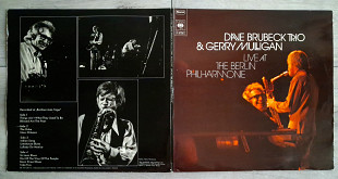 DAVE BRUBECK TRIO & GERRY MULLIGAN LIVE AT THE BERLIN PHILARMONIE 2 LP ( ORANGE CBS S 67162 A2/B2