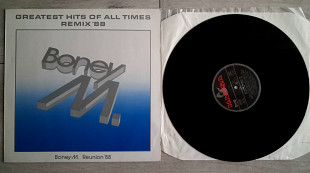 BONEY M GREATETS HITS OF ALL TIMES REMIX '88 - REUNION '88 ( HANSA 209 426 A1/B1 ) 1988 GER