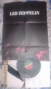 Led Zeppelin 1969 (Re 1976, Atlantic P-10105A, OBI, Insert, Poster, Matrix P-8041A1/A2, Japan)