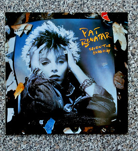 "Pat Benatar" - " Seven The Hard Way" , 1985 г., винил.