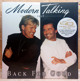 Нова платівка Modern Talking - Back For Good 1998