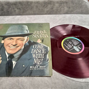 Frank sinatra - come dance with me! японский красный винил 1959 года