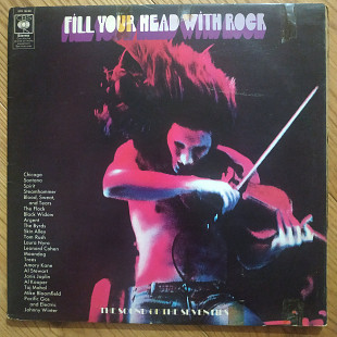 Various Fill Your Head With Rock UK first press 2 lp vinyl web, steamhammer, skin alley, black widow
