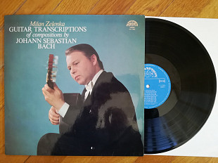 Johann Sebastian Bach-Guitar transcriptions-Milan Zelenka (лам. конв.) (2)-Ex., Чехословаччина