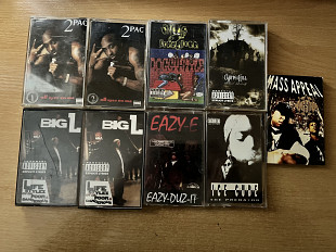 Касети з реп хіп хоп музикою, ціни в описі