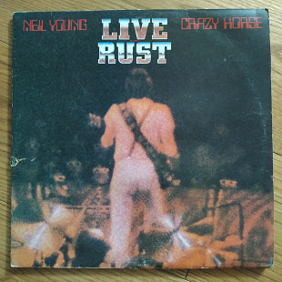 Neil Young Live Rust UK first press 2 lp vinyl