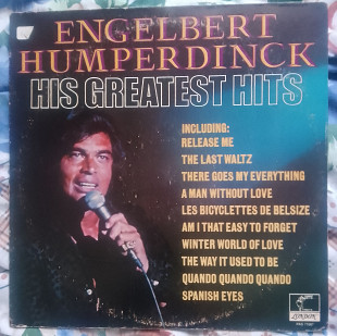 Engelbert Humperdinck - His Greatest Hits (1974, Parrot – PAS 71067, USA)