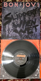 Bon Jovi - Slippery When Wet, Original, Holland, NM!