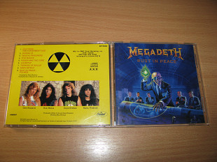 MEGADETH - Rust In Peace (1990 Capitol, CLUB, USA)