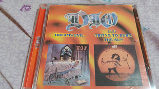 Dio - dreams evil / elf - trying to burn the sun. лицензионный cd в прекрасном состоянии