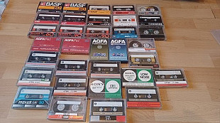 Denon, Agfa, Basf(лот 33 шт)