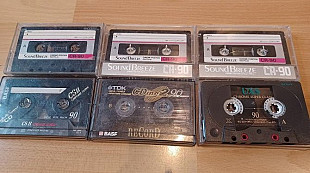 TDK, Sound Breeze, Basf(хром) лот 6 шт