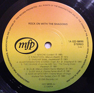 The Shadows ‎– Rock On With The Shadows